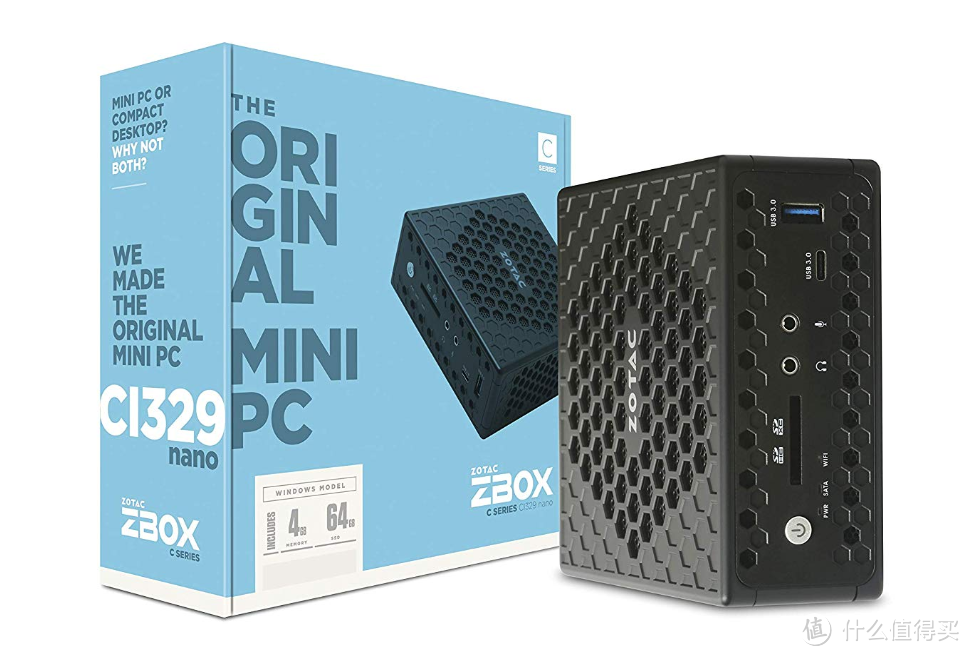 软路由/HTPC利器：ZOTAC 索泰 推出 新款 ZBOX CI329 Nano 迷你主机