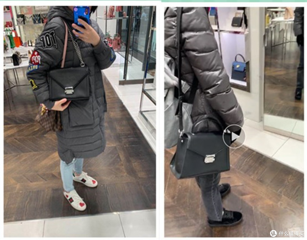 试背照对比图（模特是闺蜜和妈妈）