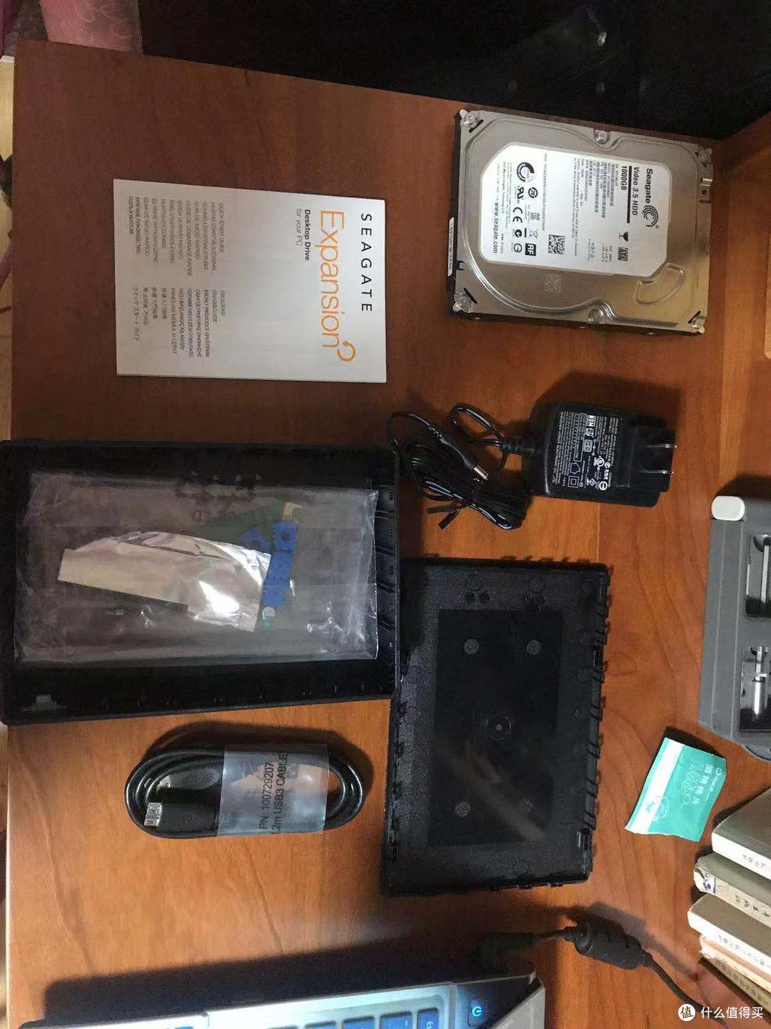 Orico2.5透明炫酷硬盘盒&希捷拆机3.5硬盘盒