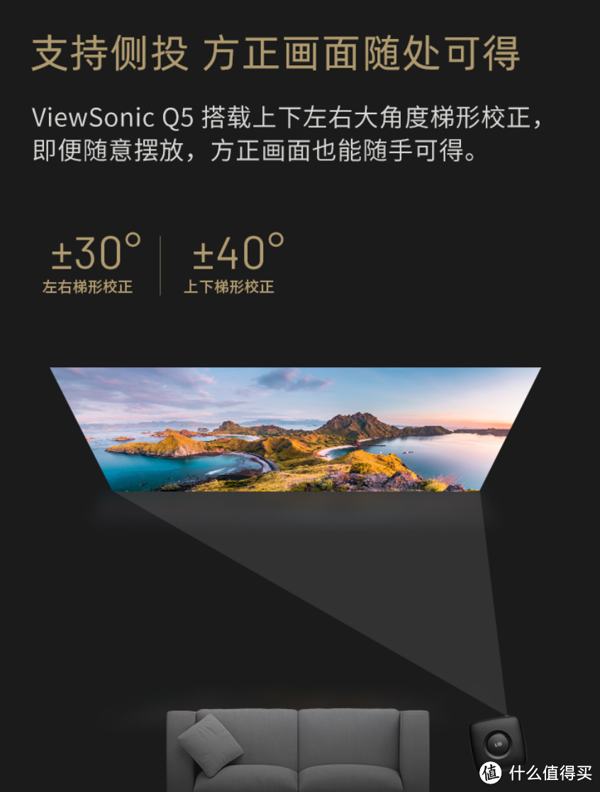 0.47DMD、1200ANSI亮度：ViewSonic 优派 推出 Q5 智能投影仪