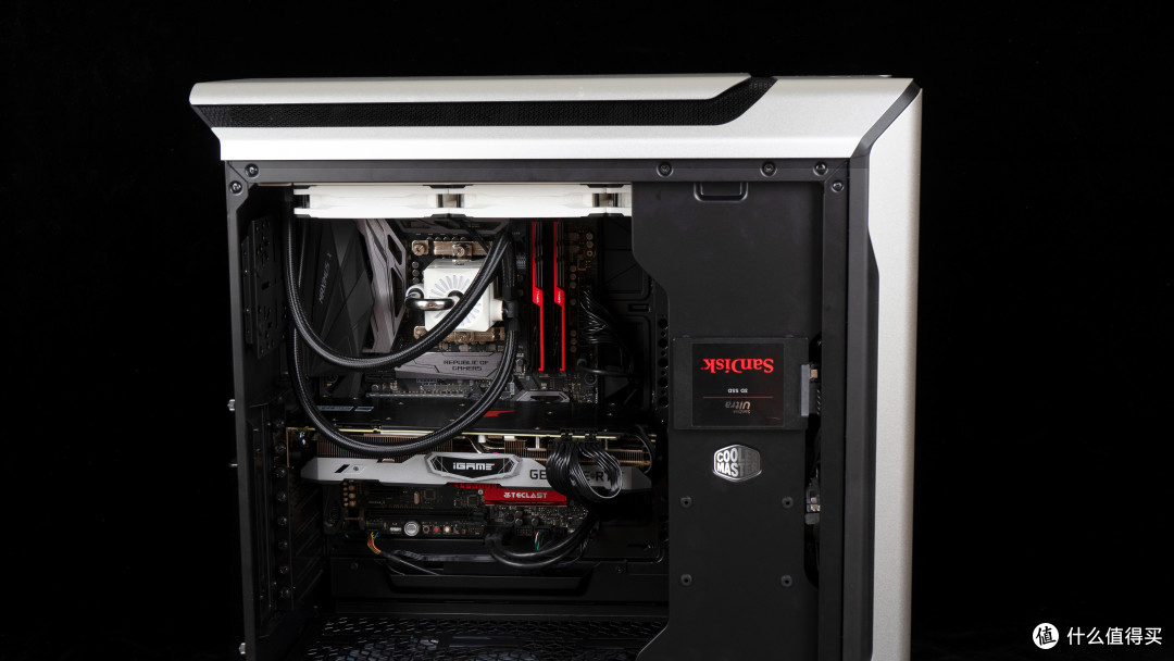 i9-9900KF+M10H+iGAME RTX 2080S装机,实测SL600M垂直风道