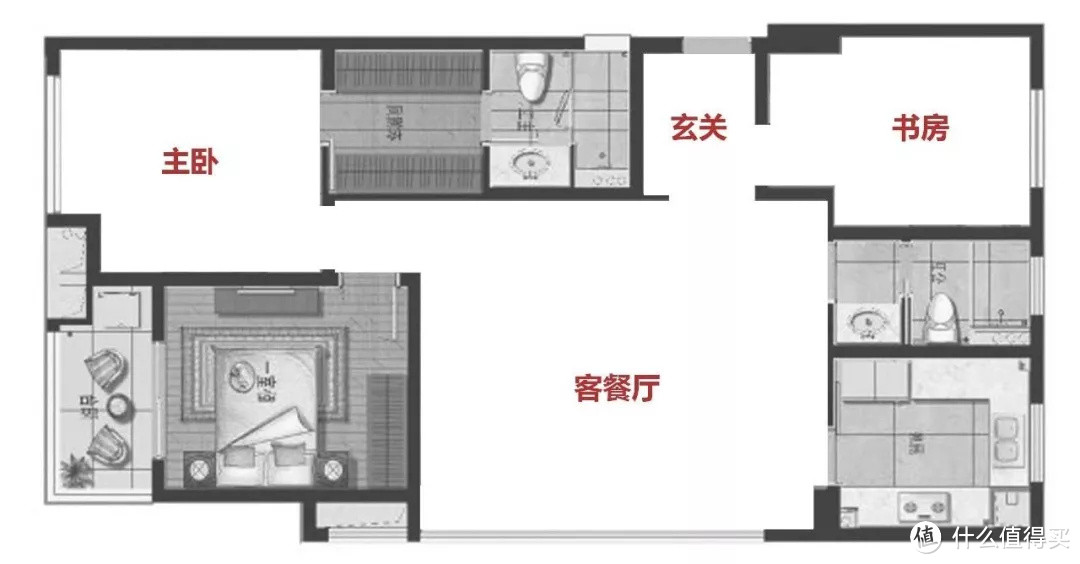 118㎡精装房改造，隔音室+升降投影仪，为爱电影爱音乐的屋主，打造一个理想家！