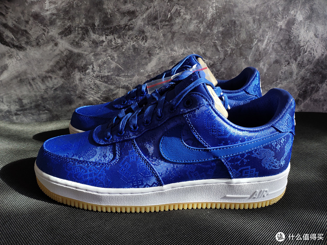 JUICE官网入手CLOT x AF1蓝丝绸