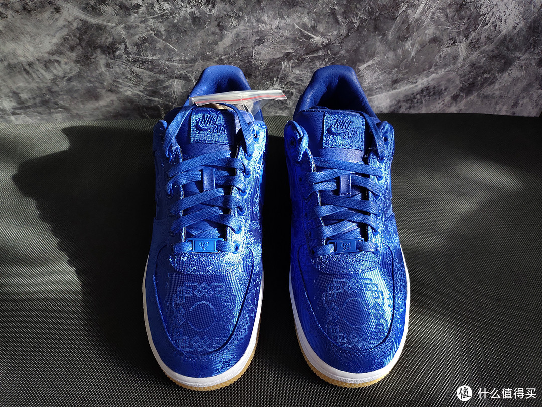 JUICE官网入手CLOT x AF1蓝丝绸