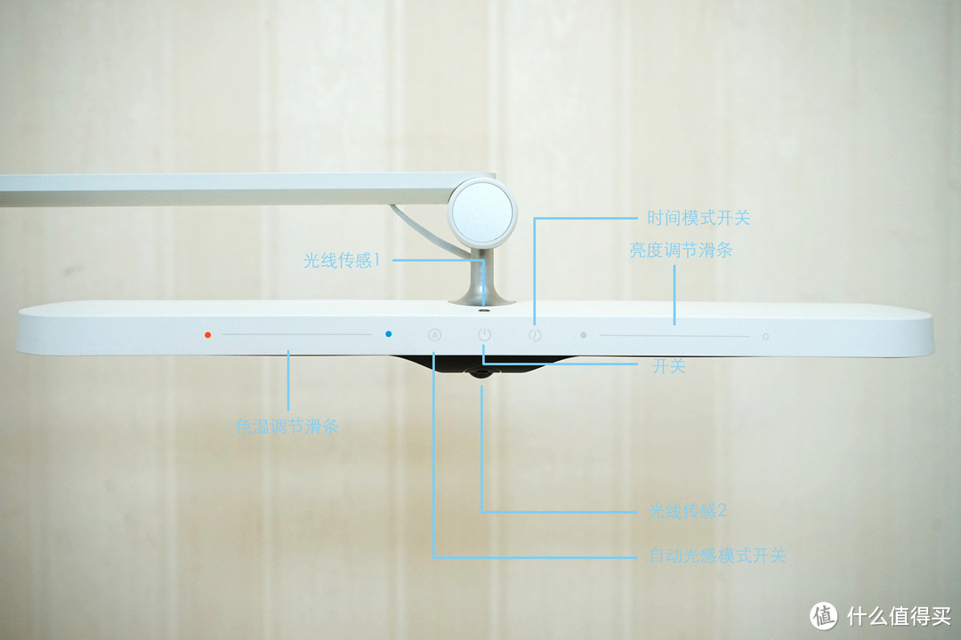 小巧智能颜值高，前透光的yeelight 光感智能台灯晒单体验