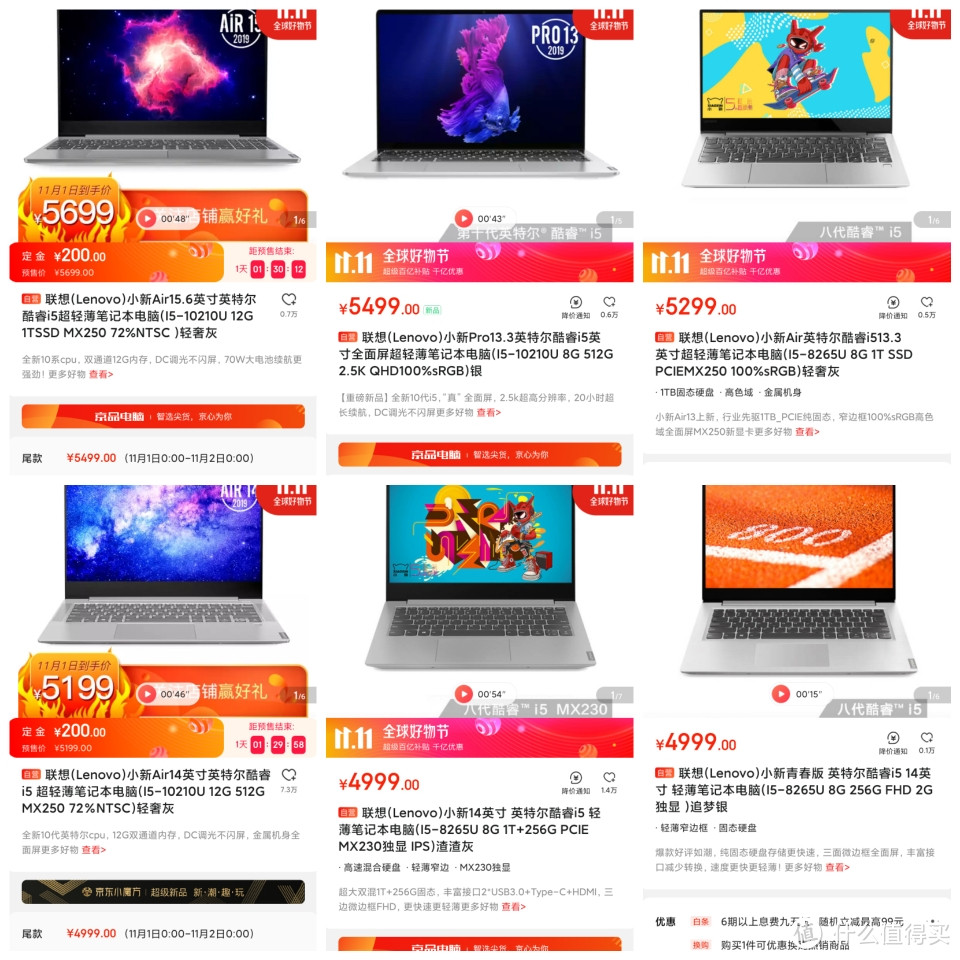 小新？IdeaPad？扬天？Yoga？这篇告诉你19年11月联想轻薄本怎么选