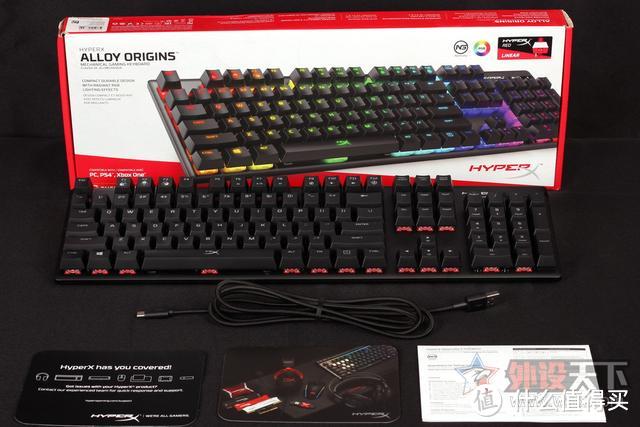 HyperX自主高性能轴体——Origins起源RGB游戏机械键盘开箱体验