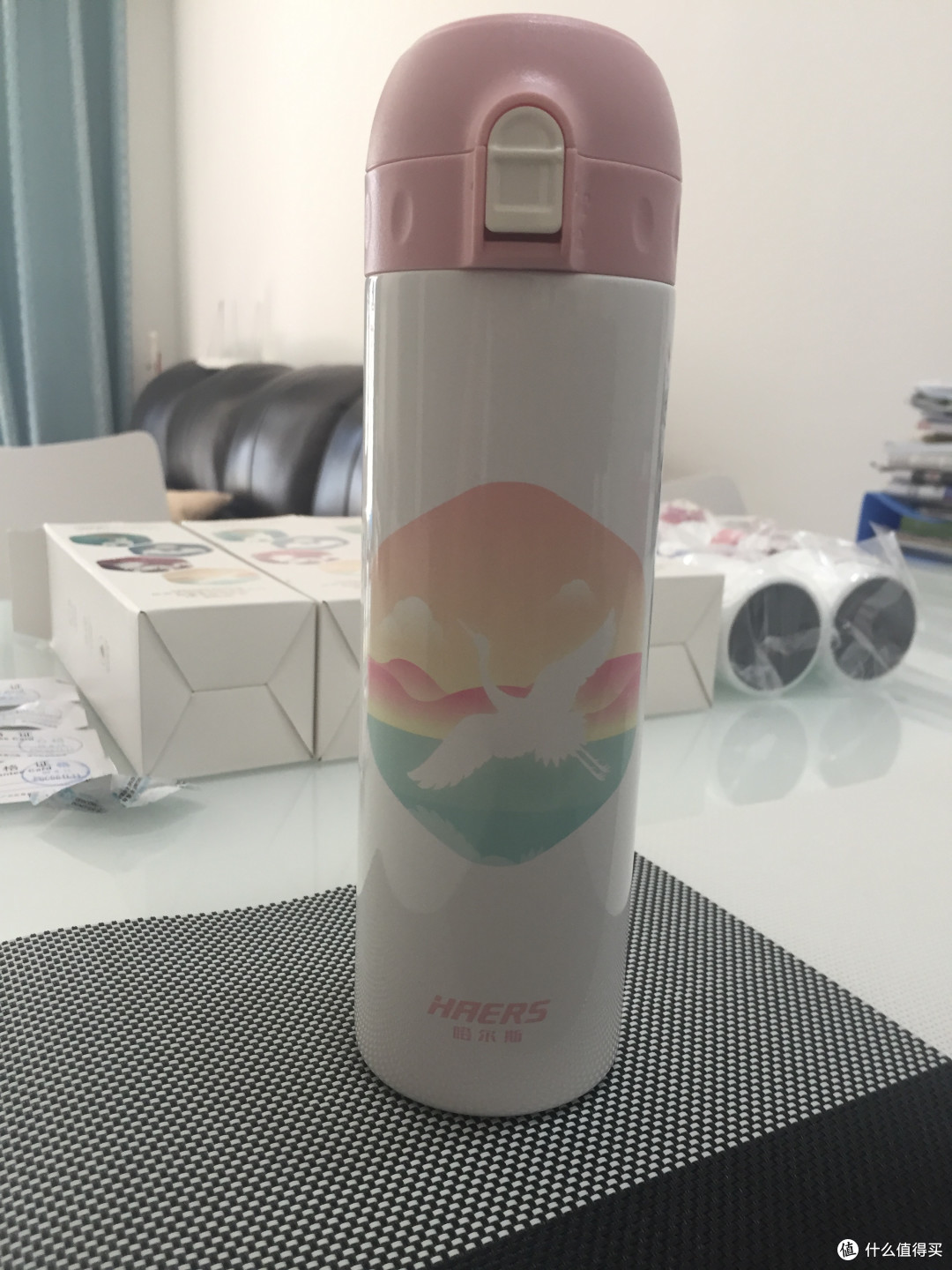 哈尔斯-故宫联名版瑞兽系列轻量弹跳保温杯简体验