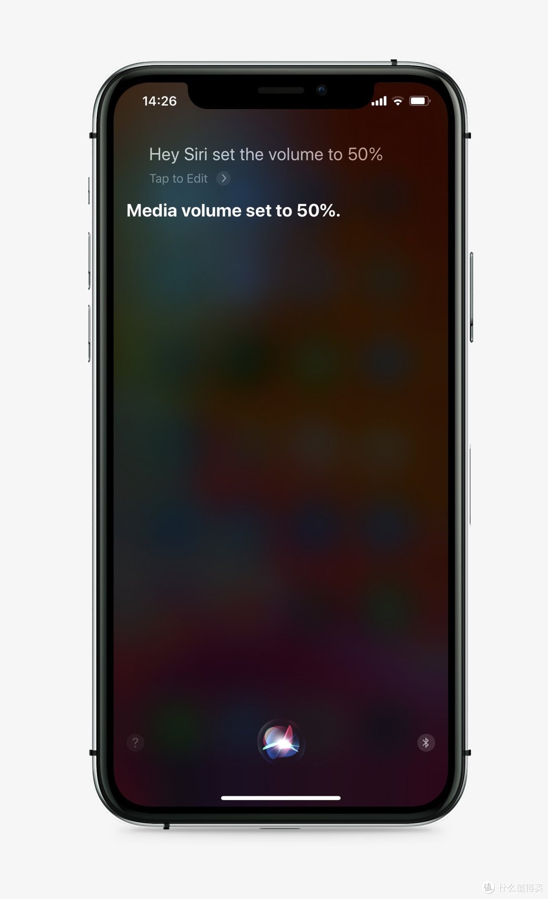 用Siri 调整音量