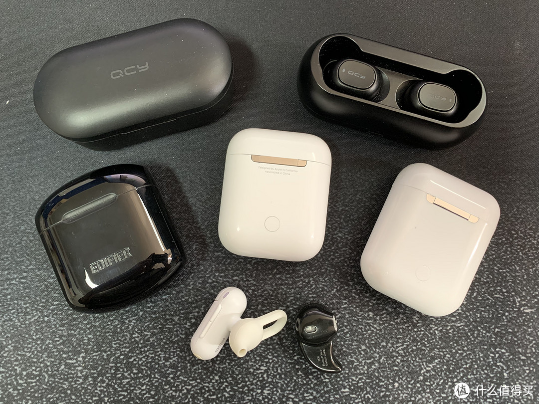 漫步者LolliPods VS QCY T1 VS Airpods 1代