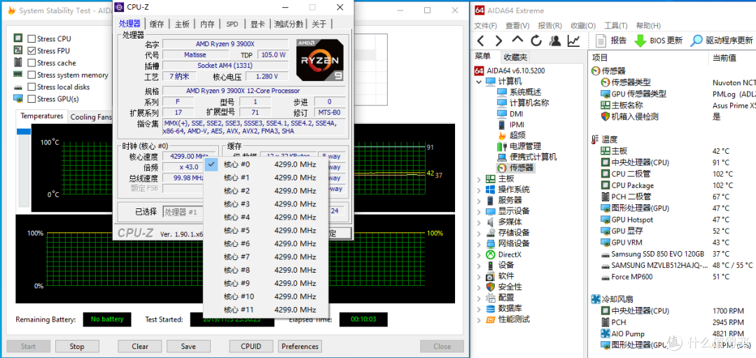 双11打造超级渲染娱乐机,Ryzen 9 3900X+ROG STRIX X570-E超频4.3GHz稳压