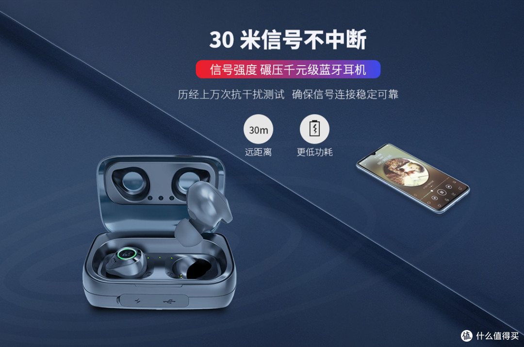 亿格瑞H5,“双十一”价格不到100元蓝牙耳机