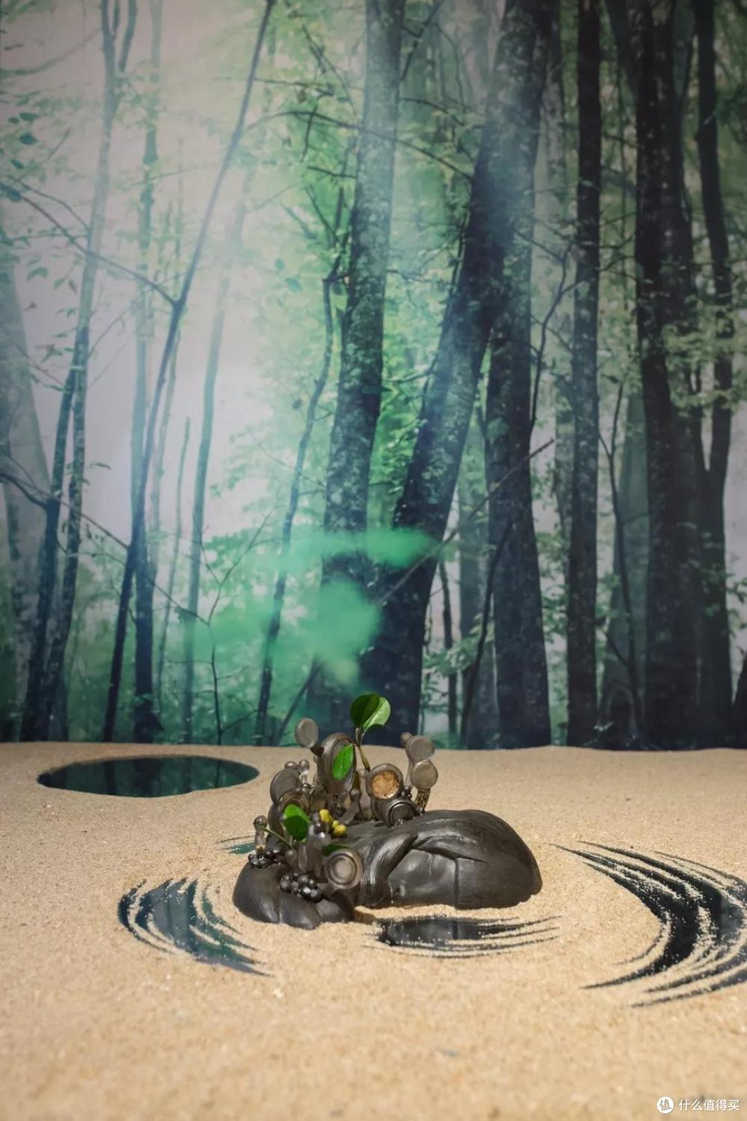 《杜蒙：间》展览现场, 上海玻璃博物馆，2018，摄影：徐徵明