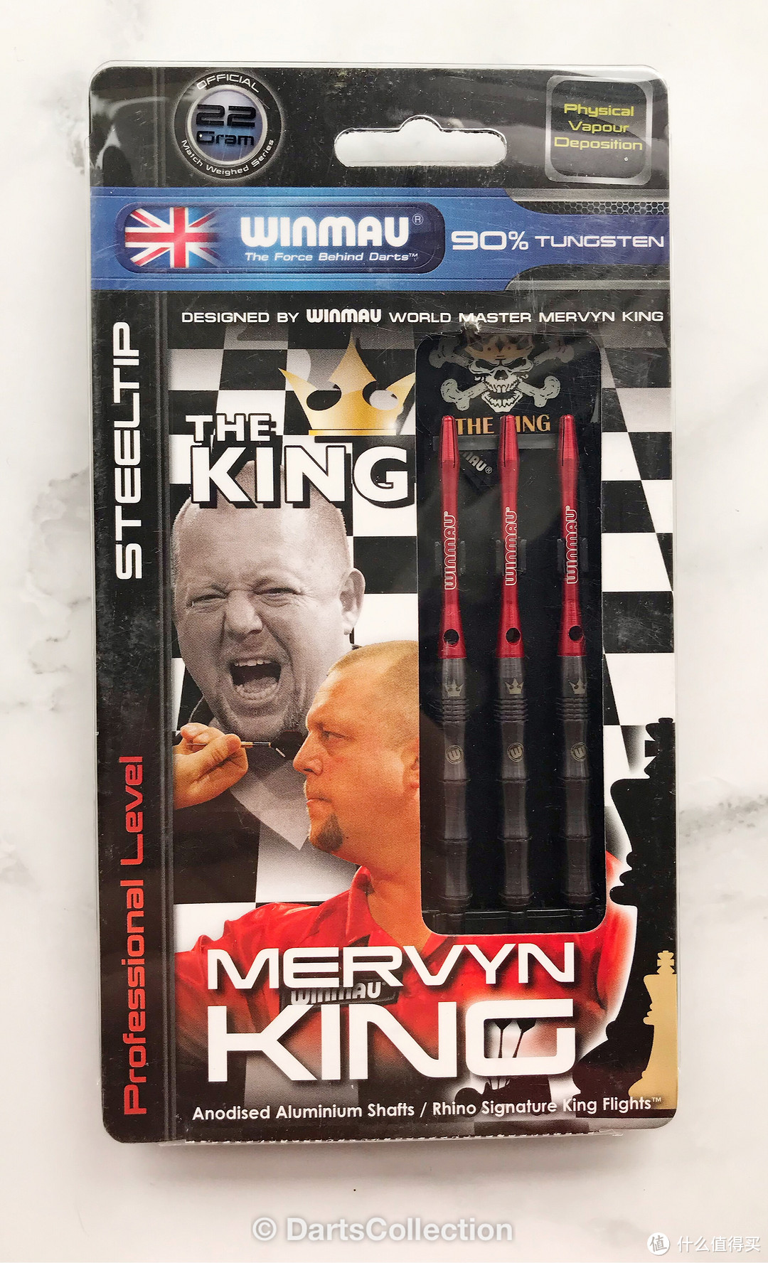 飞镖收藏开箱评测第八期——Mervyn King "The King" Black