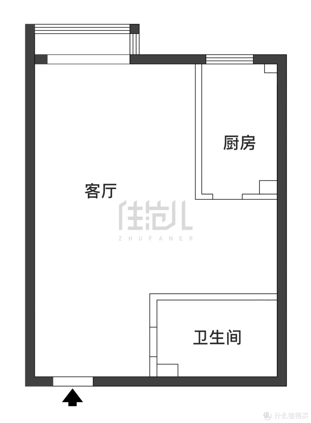 45㎡小户型变一室两厅，还有祖母绿轻奢墙，看完她家我想换套小房子