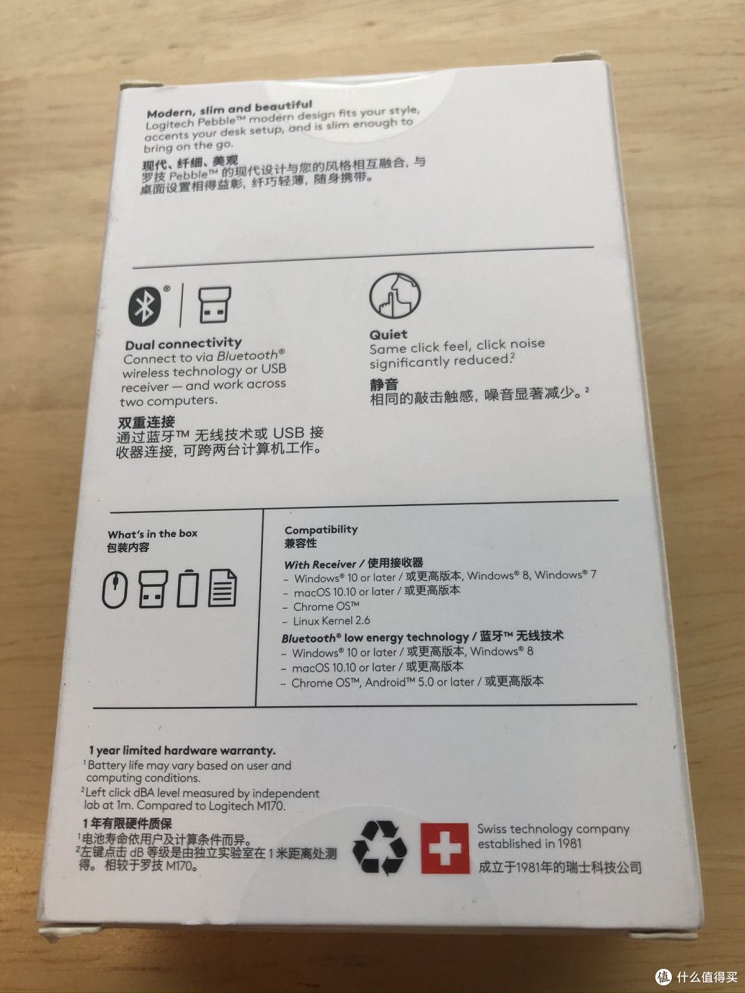 背面信息丰富