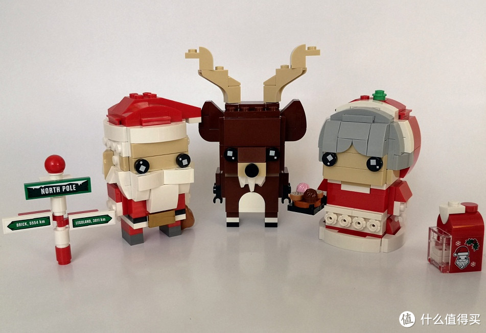 史上第一套三人装方头仔出现——Brickheadz 40353 Reindeer, Elf and Elfie