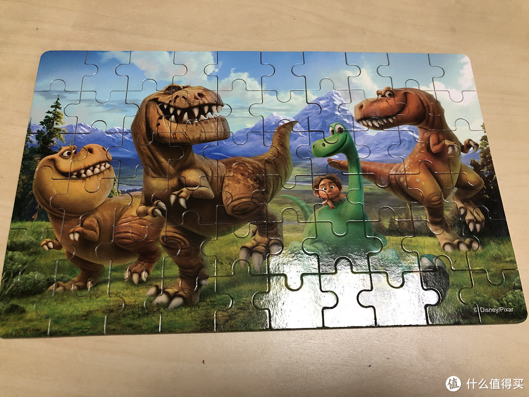 鲜艳有趣、实惠耐玩的恐龙拼图（3D立体铁盒独立装、60片）