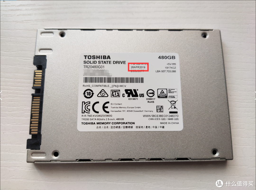 菜鸟式升级固态硬盘及傻瓜式重装系统-东芝TR200（480GB）开箱及体验