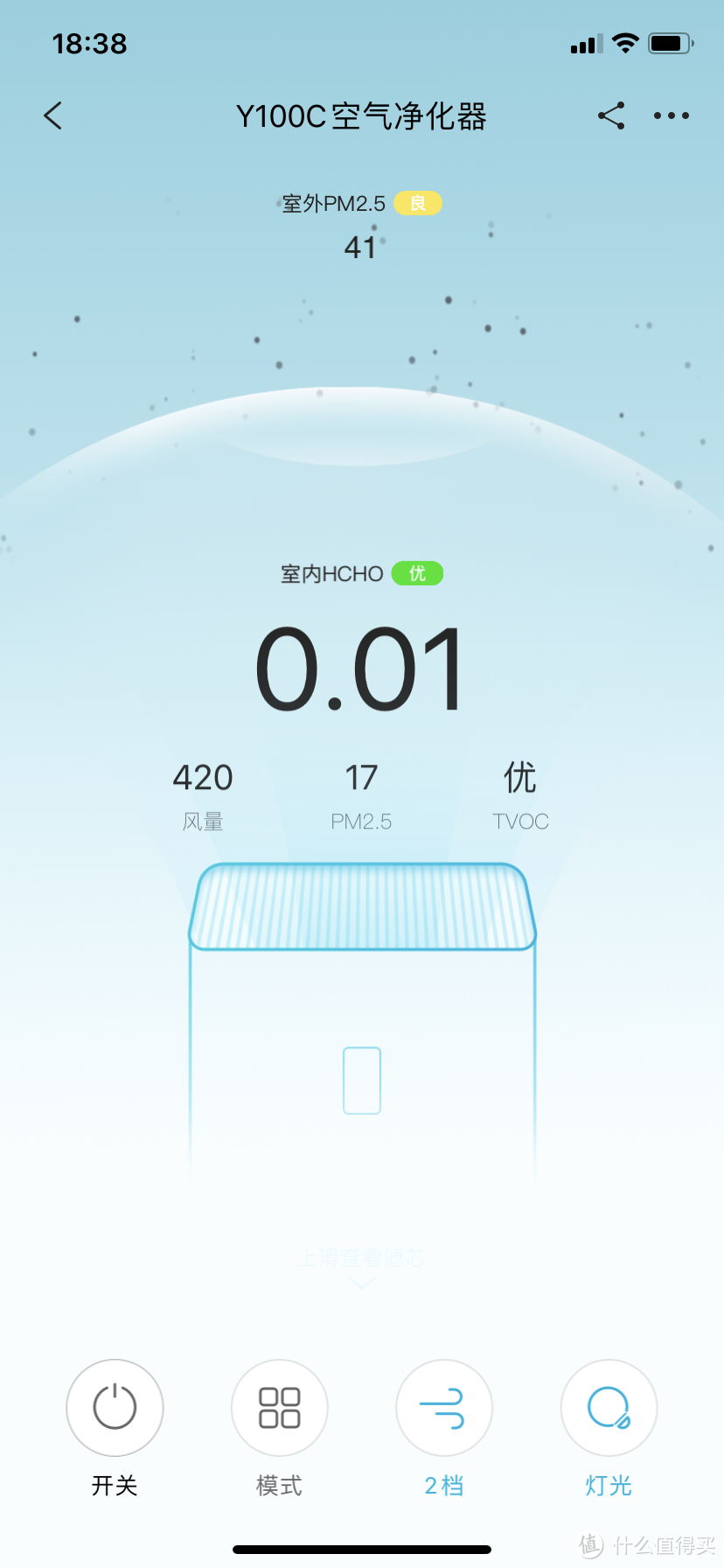 三下五除二,快速除醛净化,352全效旗舰Y100C空气净化器体验
