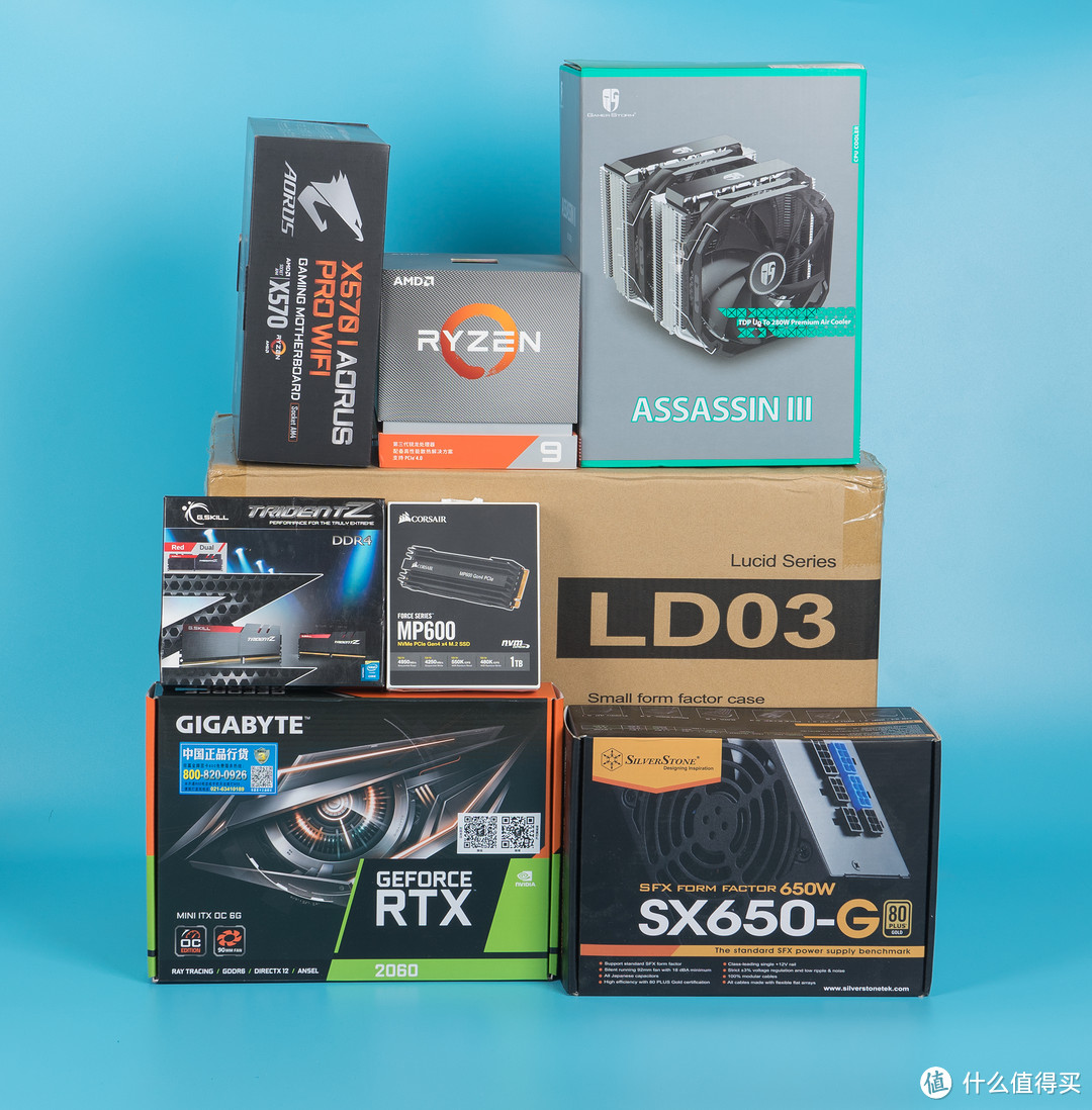 把12核塞进ITX机箱还要超频？R9 3900X+技嘉X570i+银欣LD03装机