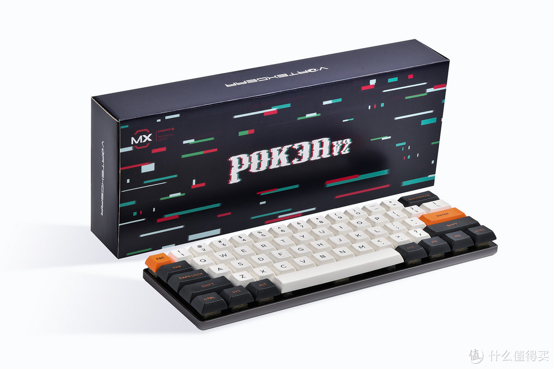 沃特盖尔Vortexgear MITOMK POK3R V2矮轴机械键盘！