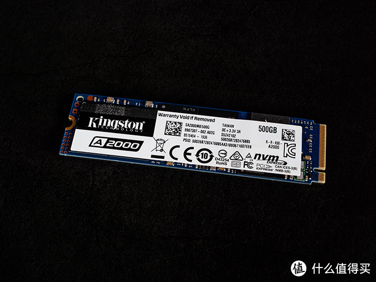 金士顿Kingston A2000 M.2 NVMe SSD评测：电脑升级性价比之选