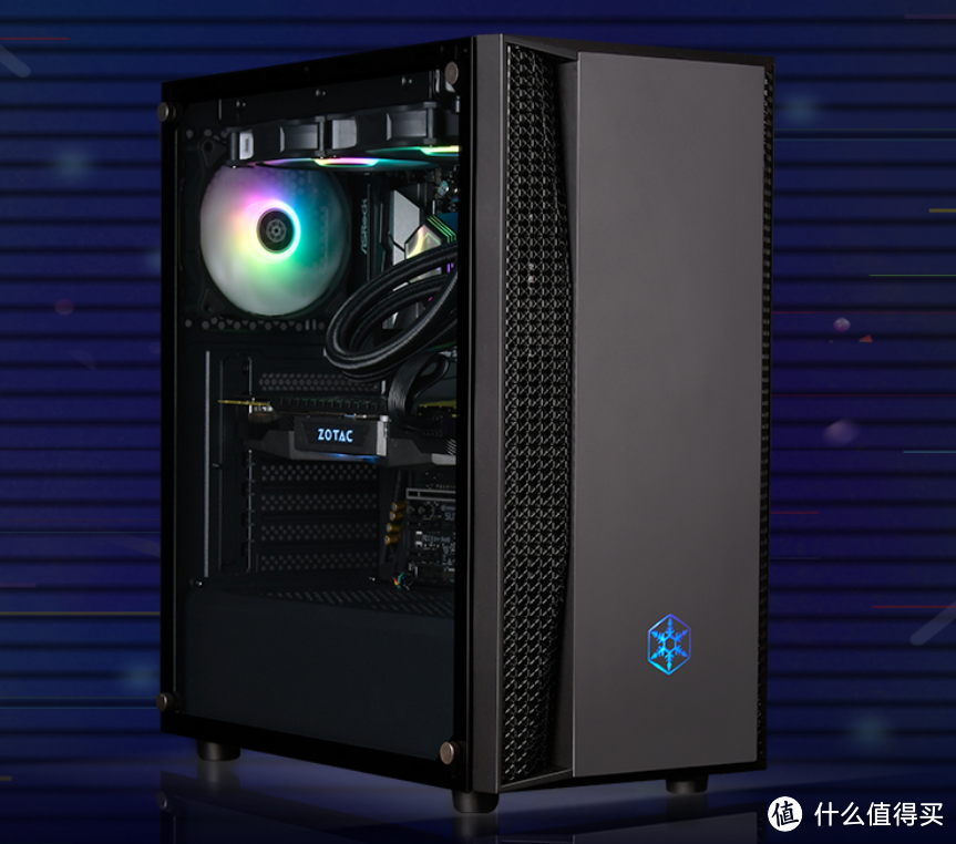 散热优异、全景侧透:SilverStone 银欣 推出 法拉 Fara B1 机箱 299元