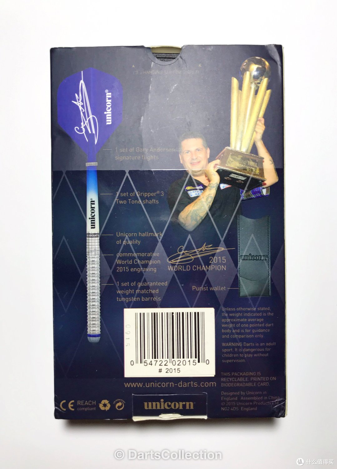飞镖收藏开箱评测第十二期——Gary Anderson 2015 limited edition