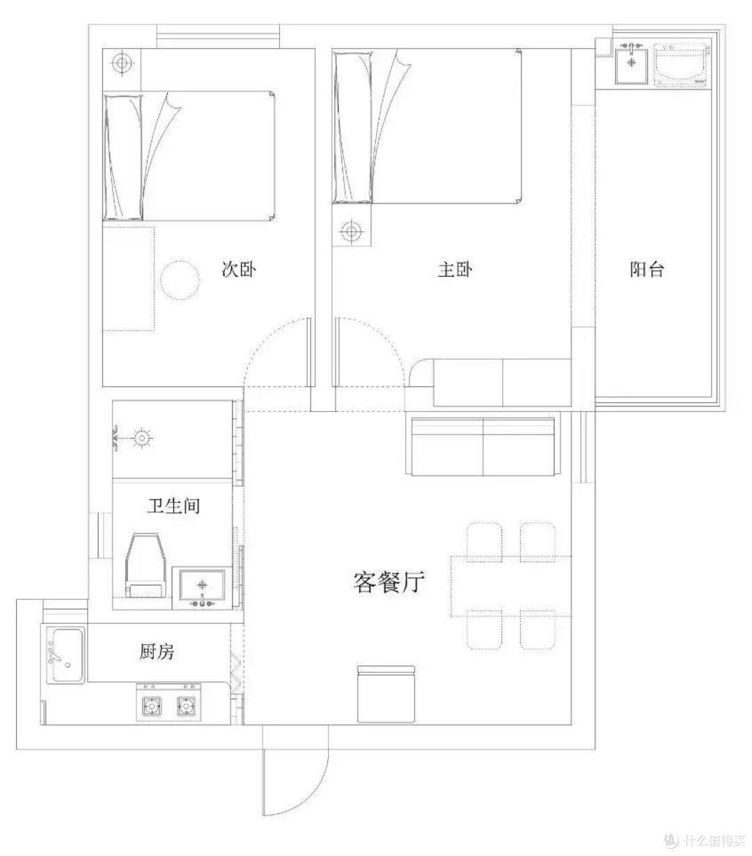 「欢居真实案例」你家厨卫小到哭?小的过人家5.45m²嘛?