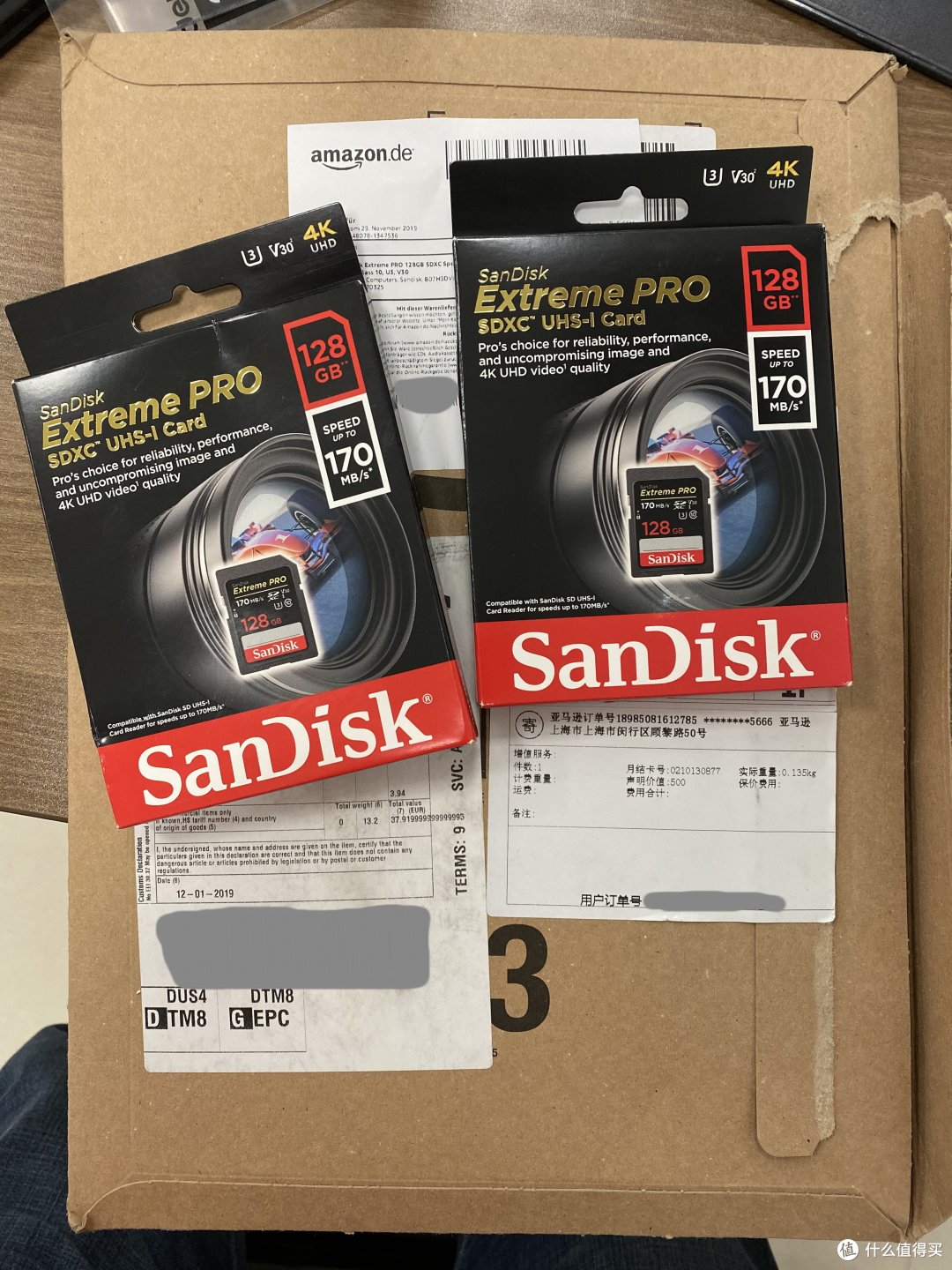 闪迪 SanDisk 128G U3 至尊超极速版 Extreme Pro SD存储卡开箱评测