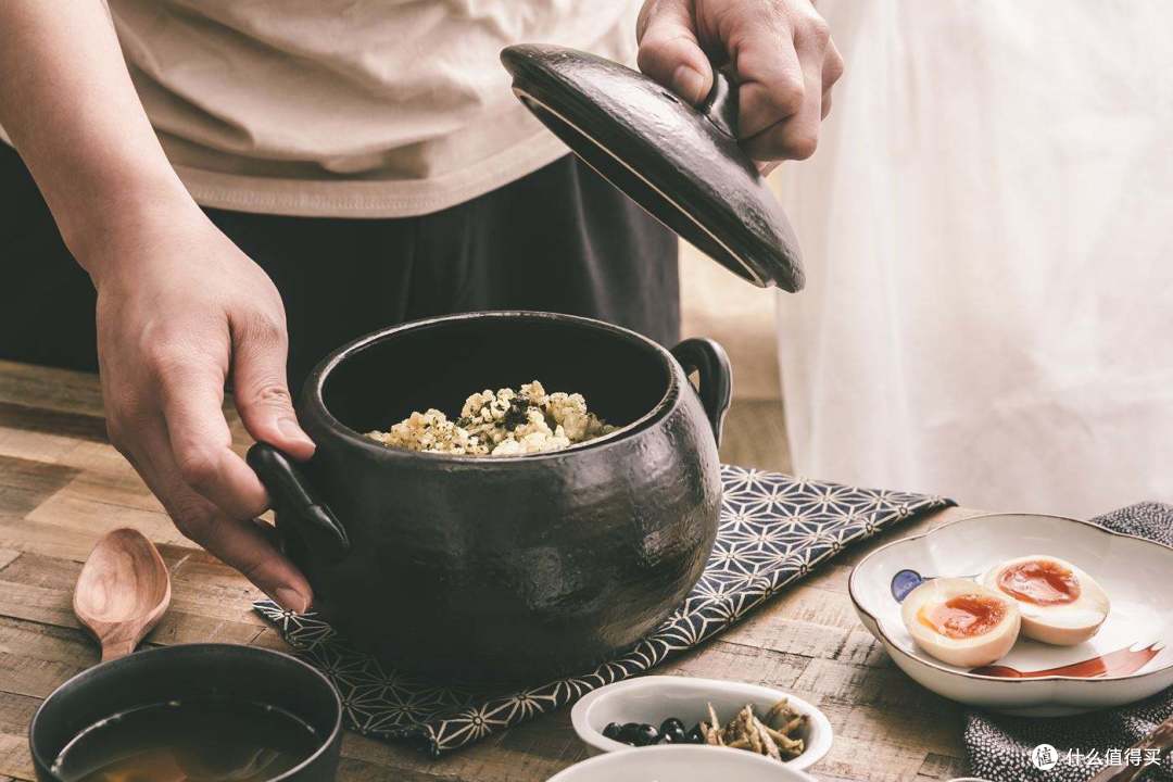 一定要把米饭萌化！日本 Sajitoki 佐治陶器 万古烧 日式土锅 睡午觉的小猫