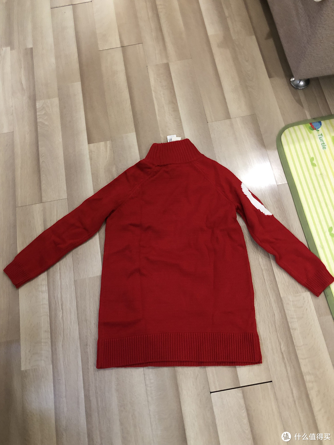冬季囤货—拉夏贝尔长袖针织连衣裙毛衣（拉贝缇系列，大红色）