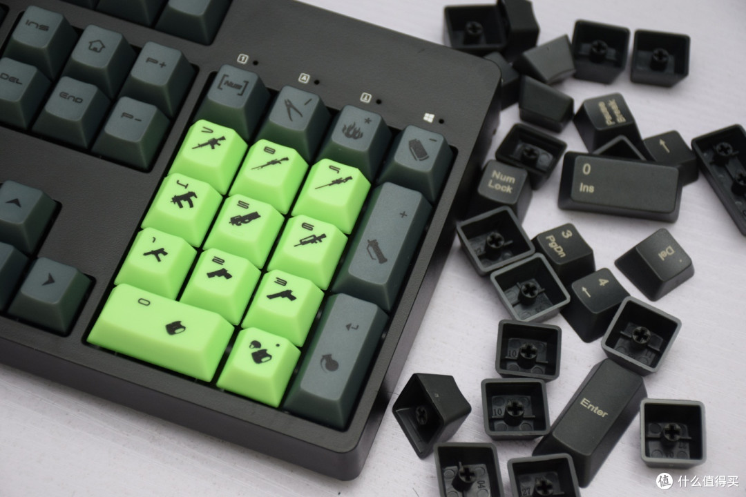 CS GO主题键帽了解一下,GANSS GS-104C换装分享