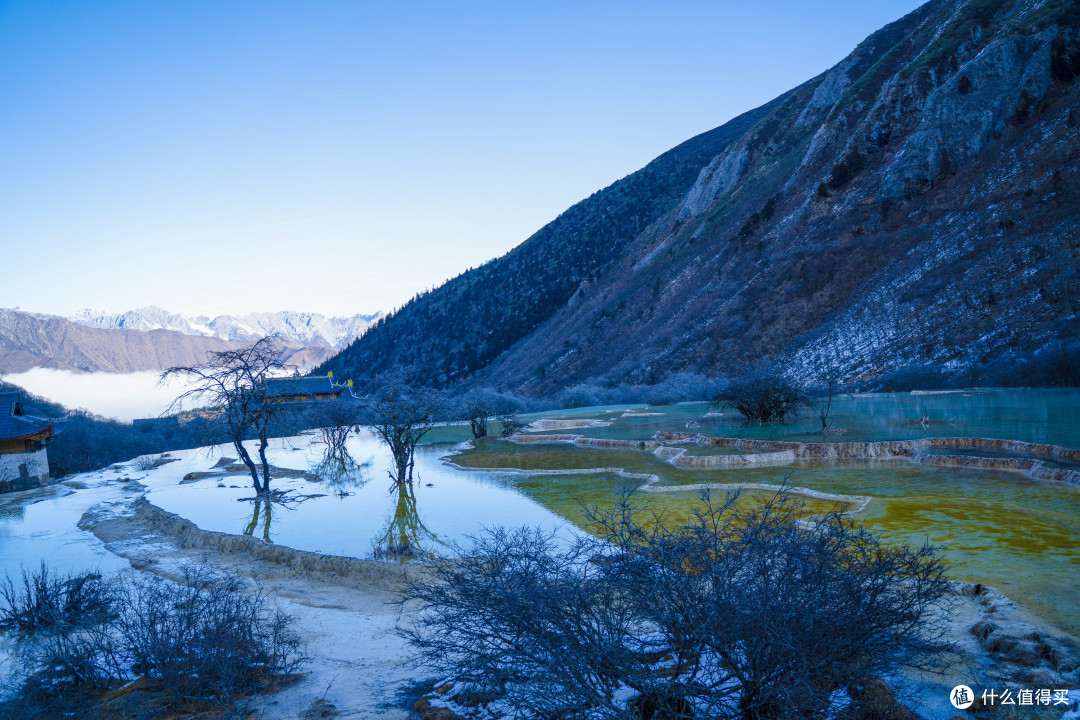 雪中朦胧的黄龙景区之游玩攻略