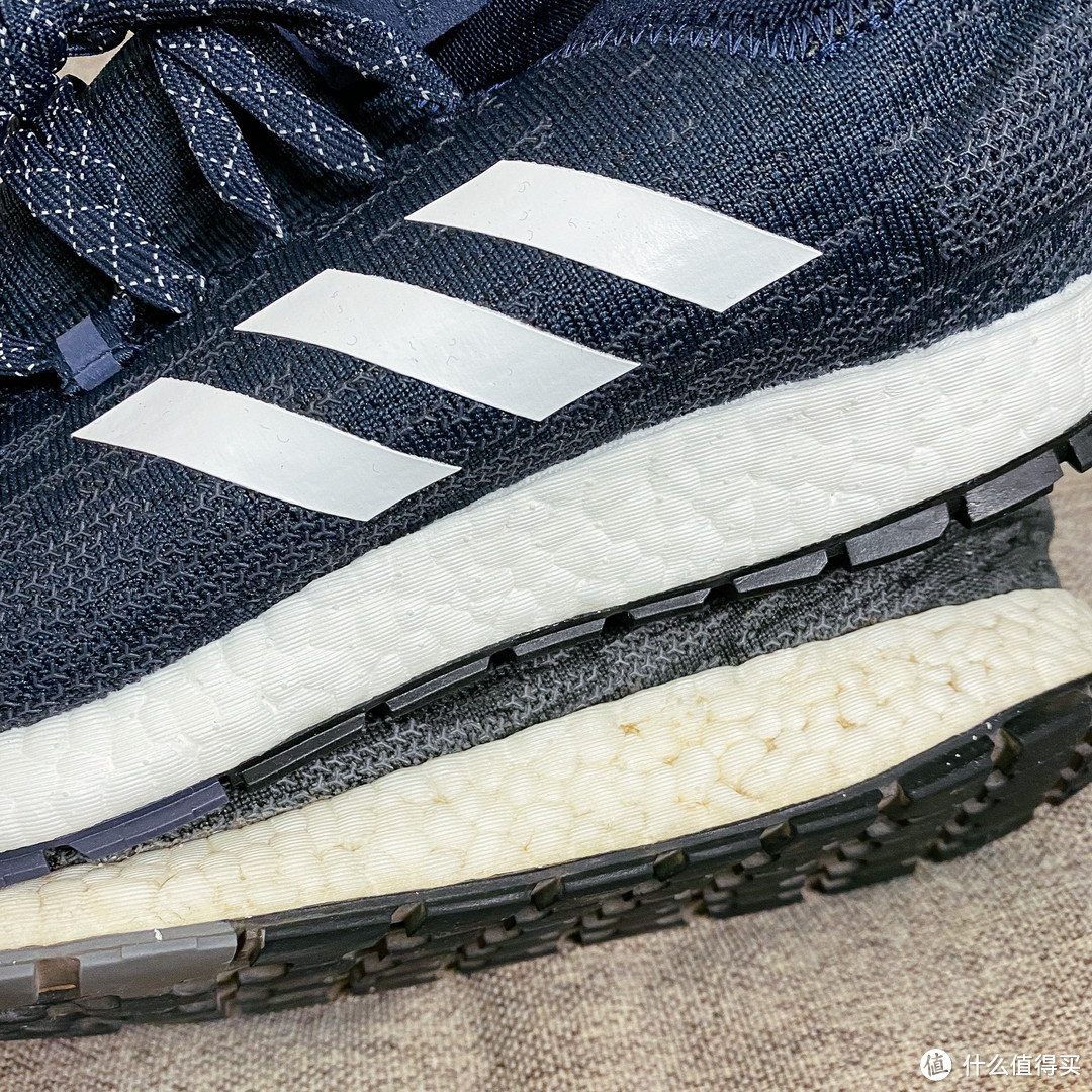 Adidas PureBOOST RBL 穿了一年与全新的对比