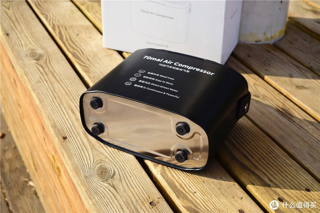 小米有品篇九能充气还能补胎70迈汽车轮胎充气泵让你行车更安全