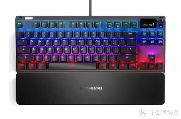 可变触发键程+OLED屏显:赛睿 Apex Pro TKL 电磁机械轴游戏键盘 上架预售 首发价1539元