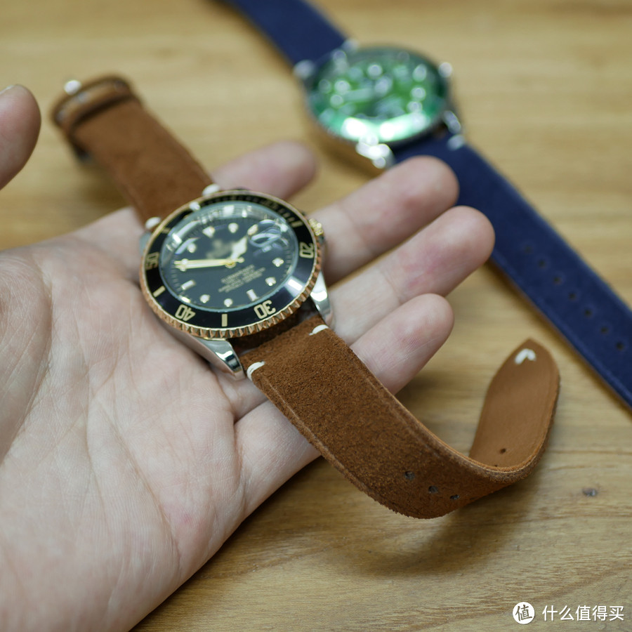 花6000块买爱马仕原版鳄鱼皮，做了一个手表带