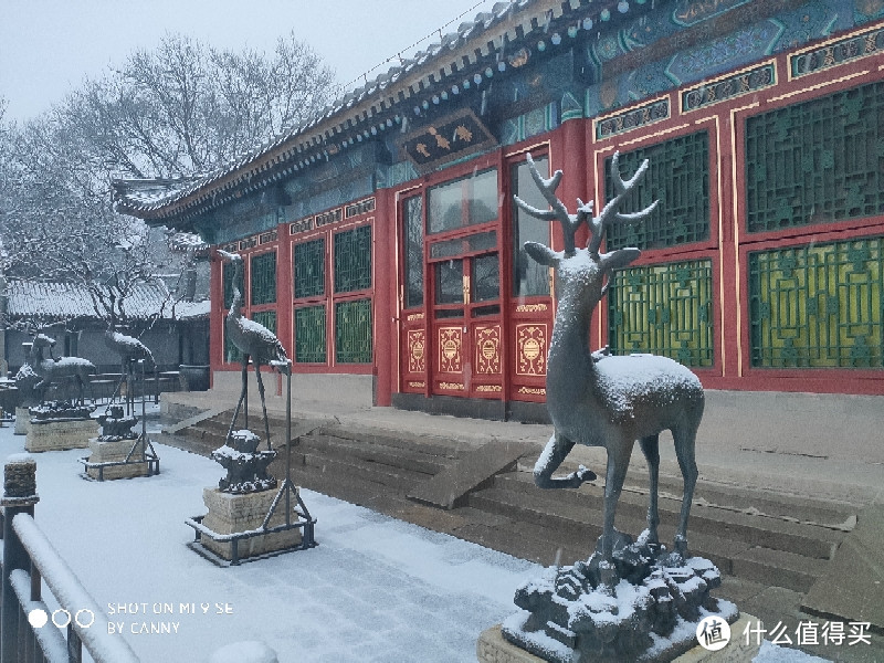 2019年冬天雪中北京颐和园