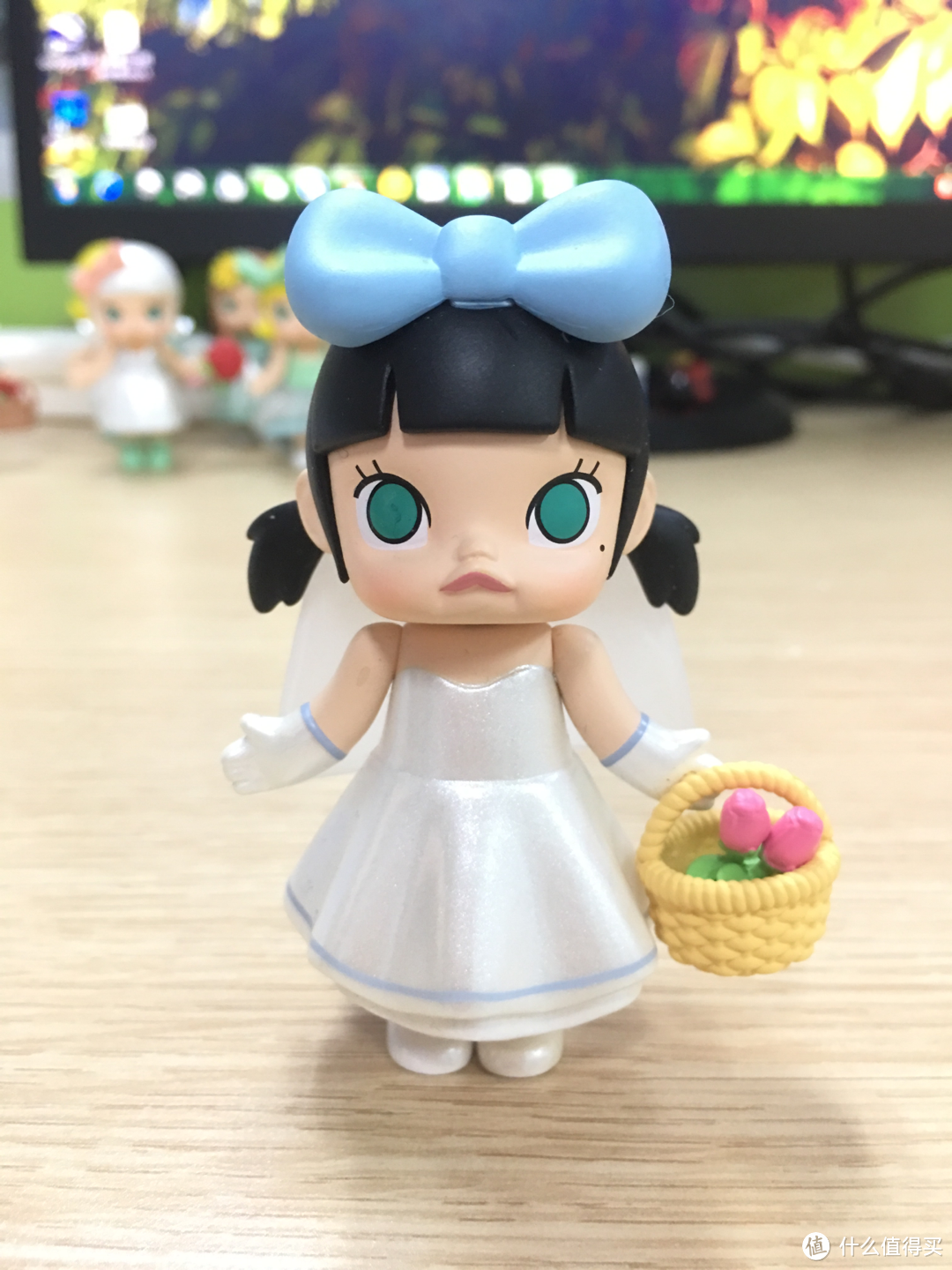 萌娃来袭—泡泡玛特molly婚礼花童开箱晒物_娃娃玩具_什么值得买