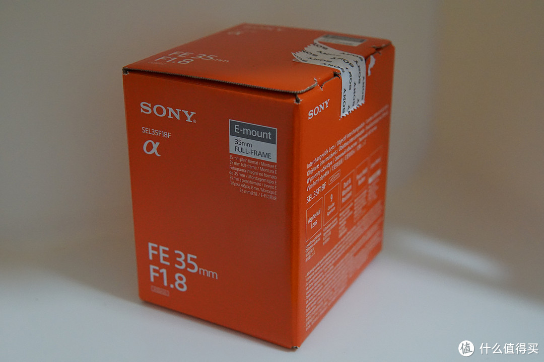 Sony 索尼 FE35mmF1.8 拆箱