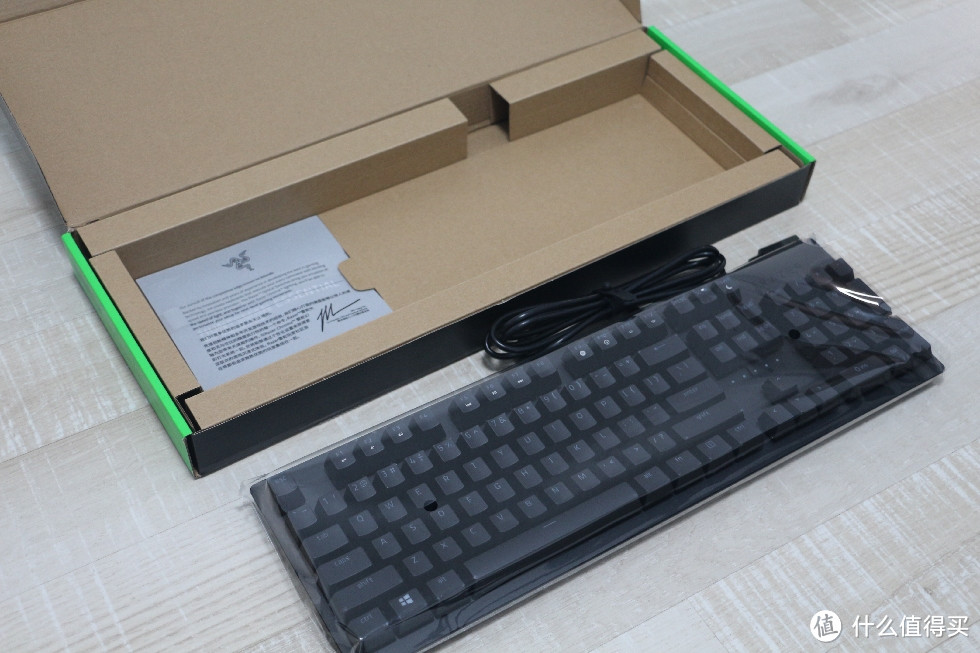 段落光学机械轴——Razer猎魂光蛛标准版机械键盘开箱评测