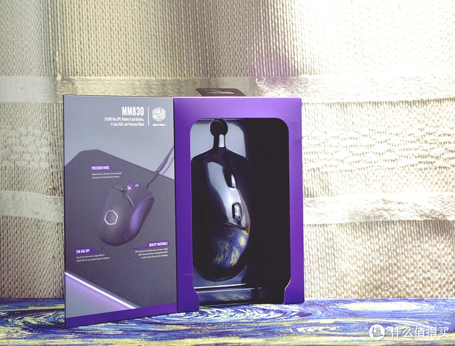 酷冷至尊 Cooler Master MM830 最能“框”的RGB屏显电竞游戏鼠标  