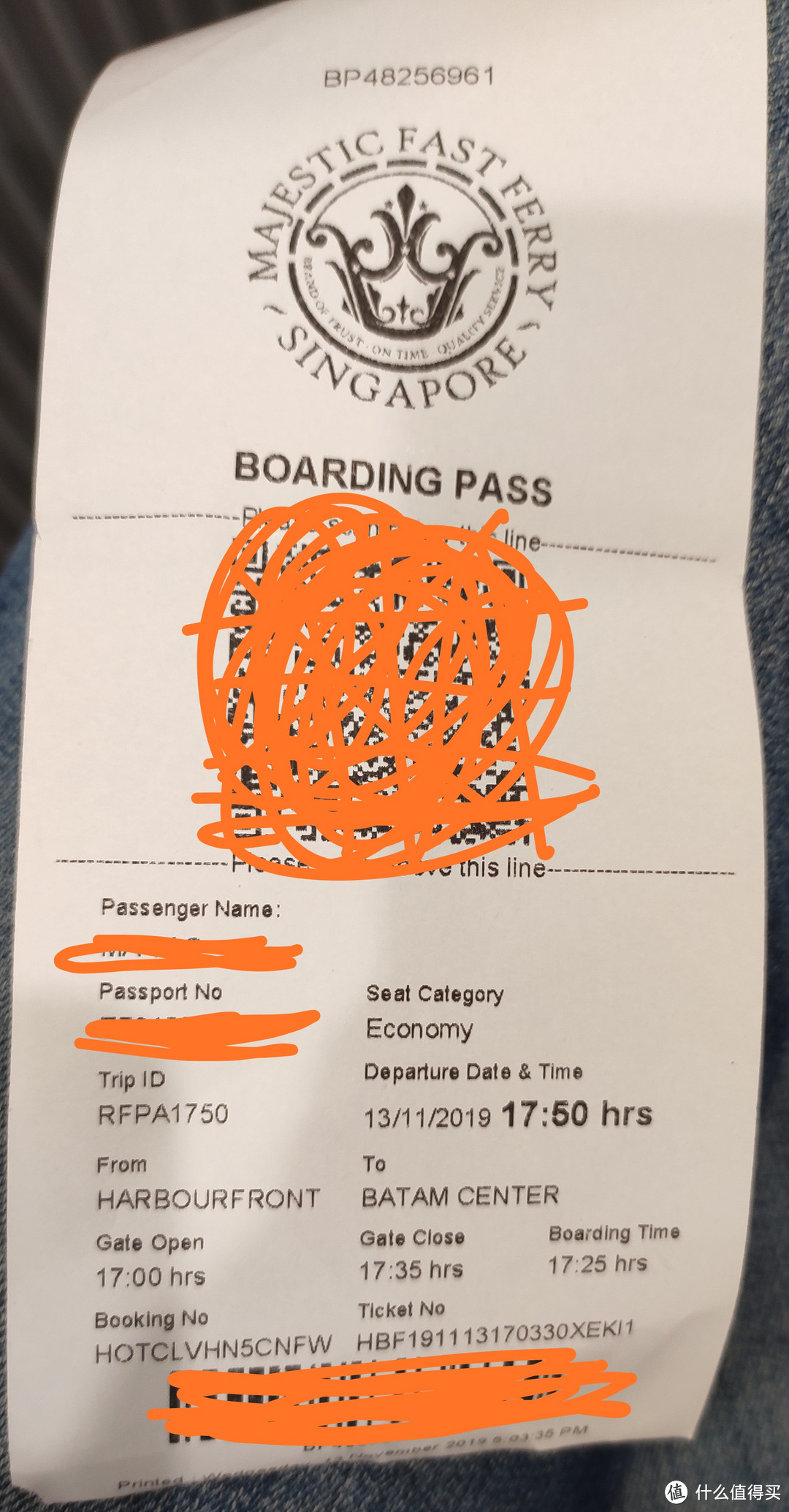 boarding pass