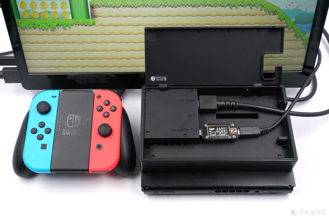 底座TV模式功率更低?腾讯国行任天堂Switch充电评测