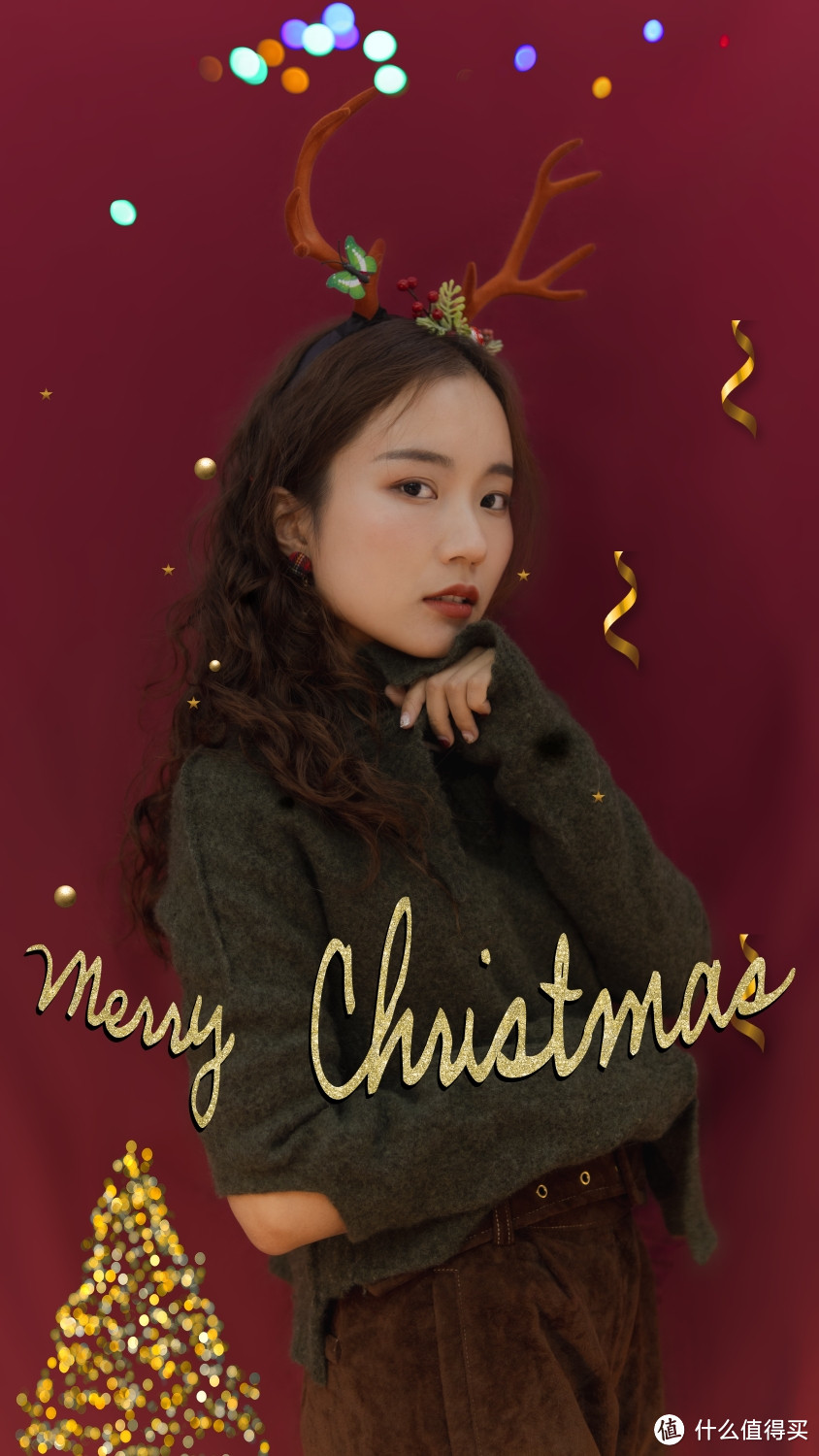 海马体太贵 如何在家给女朋友拍一套圣诞写真 摄影摄像 什么值得买