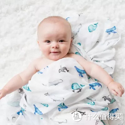 新生儿的见面礼!lulujo婴儿竹棉襁褓巾