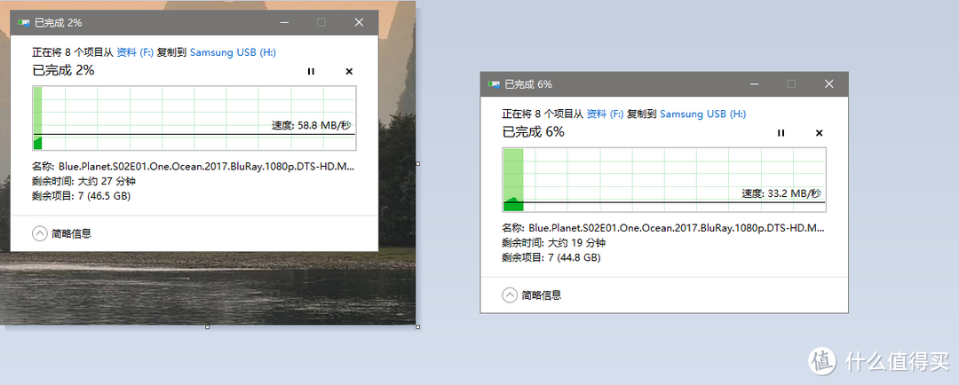 没有家用nas，三星U盘直插盒子吧……