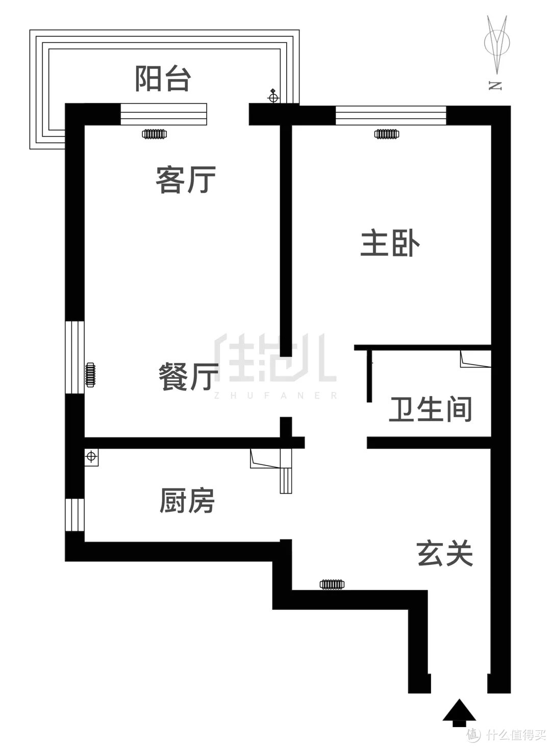 67㎡婚房一厅三用，收纳堪比120㎡